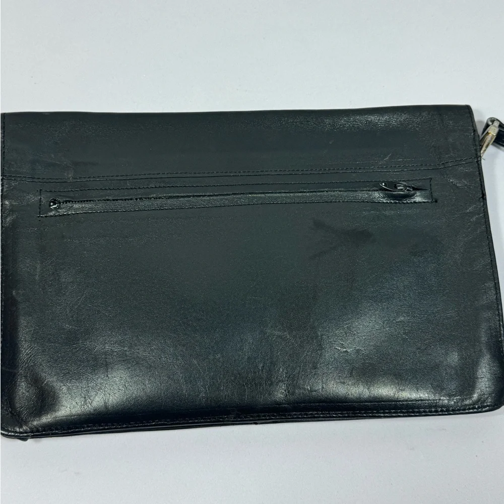 Elegant Black Leather Women's Bag